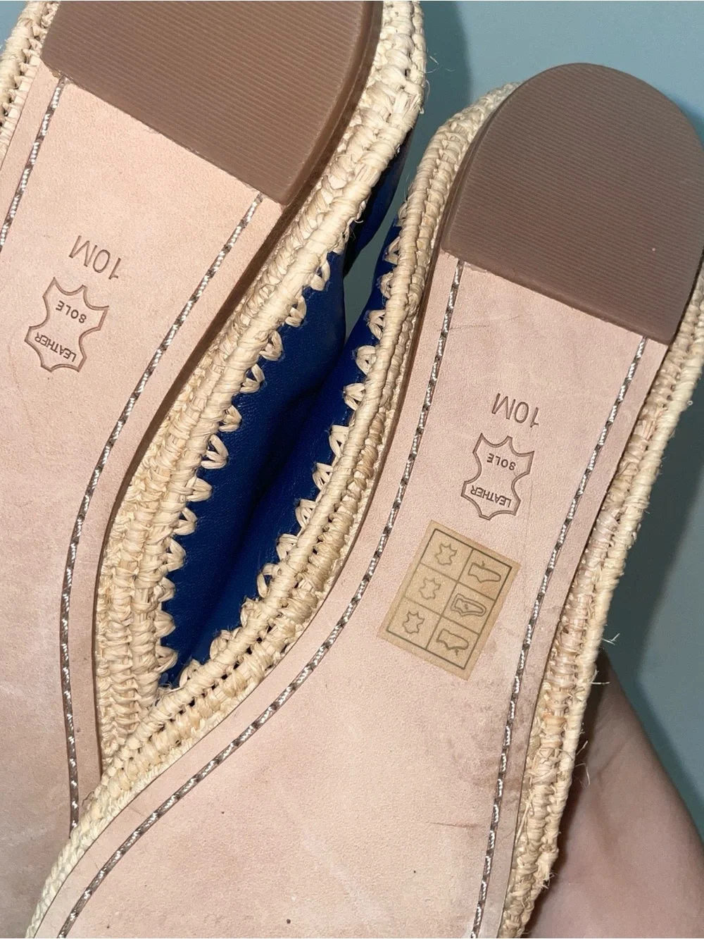 Tory Burch navy leather